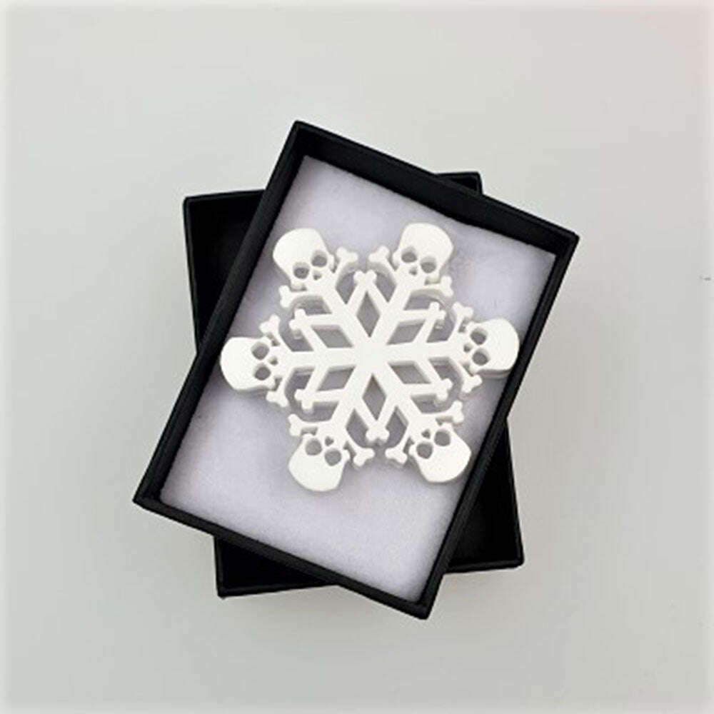 Gothic Snowflake Pin by Cherryloco Jewellery 2