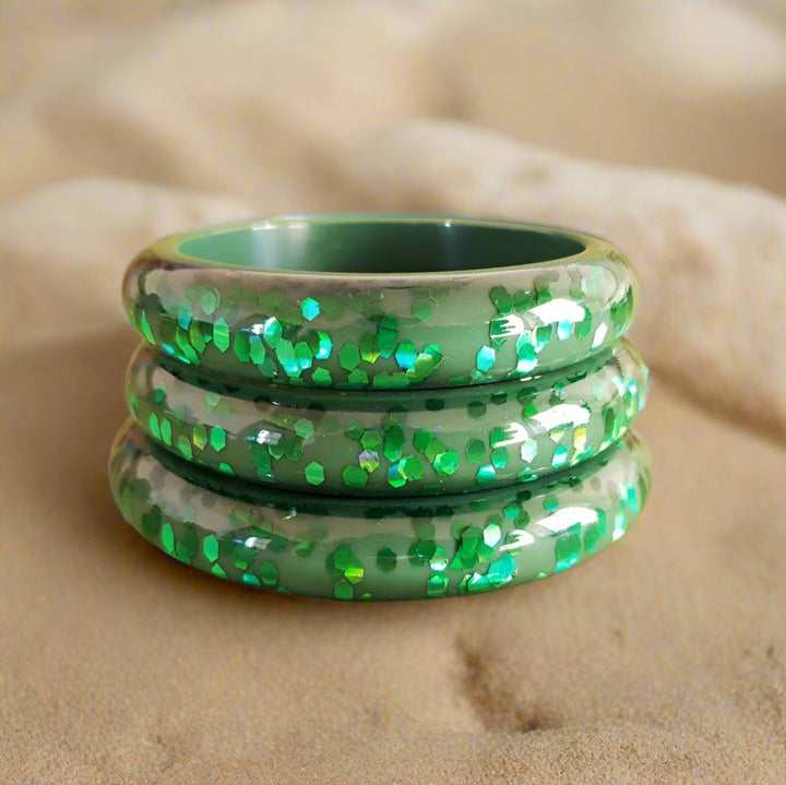 Grace Retro Fakelite Lucite Confetti Bracelet