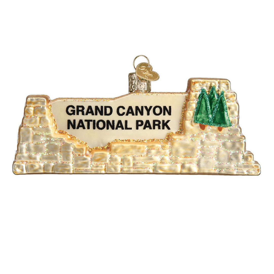 Old World Christmas Grand Canyon National Park Blown Glass Ornament