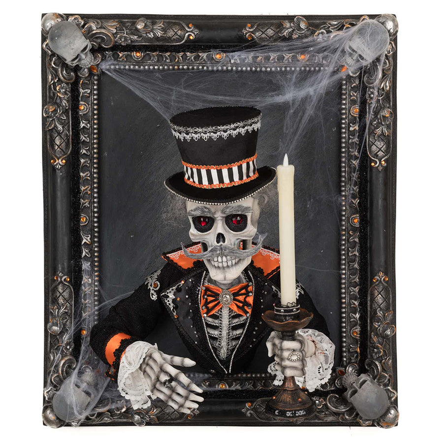 Great Grandpa Macabre Wall Piece with Candle by Katherine's Collection image