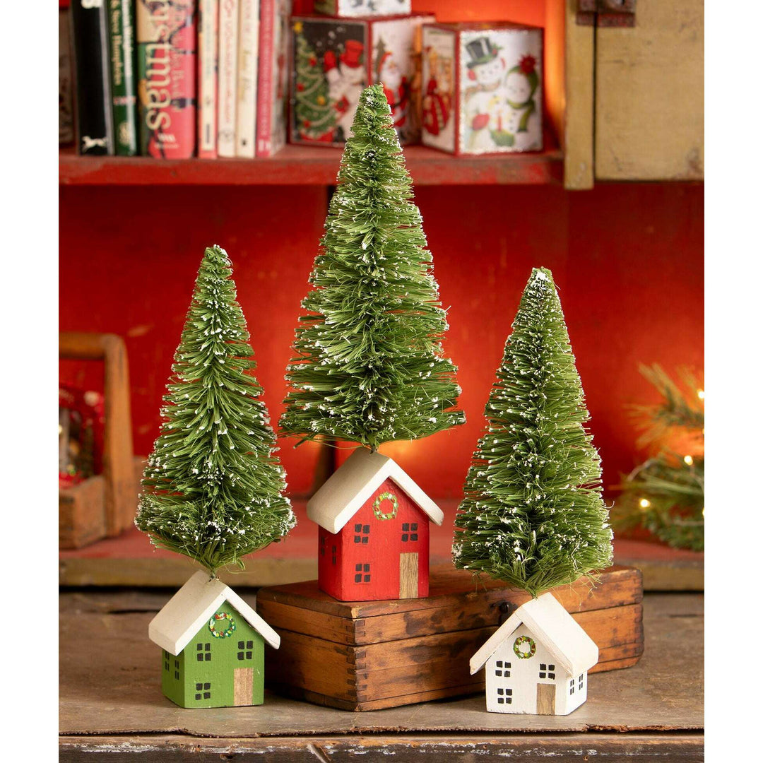 Green House Bottle Brush Tree by Bethany Lowe Designs, image 3