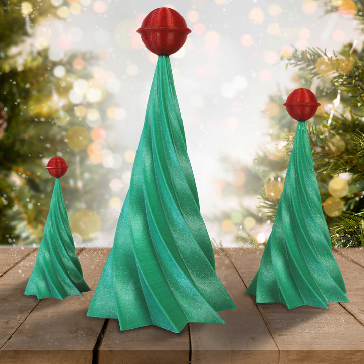 Midcentury Modern Space Age Inspired Holiday Trees