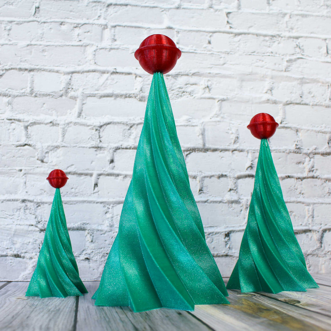 Midcentury Modern Space Age Inspired Holiday Trees