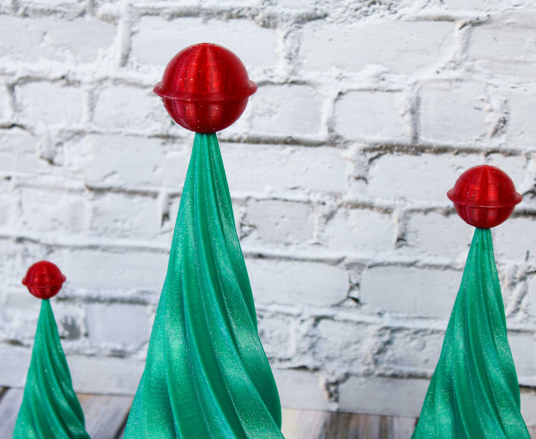 Midcentury Modern Space Age Inspired Holiday Trees