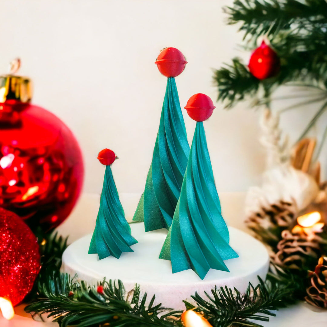 Midcentury Modern Space Age Inspired Holiday Trees