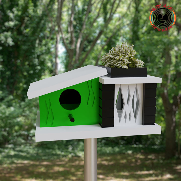 Midcentury Modern Birdhouse The Addison