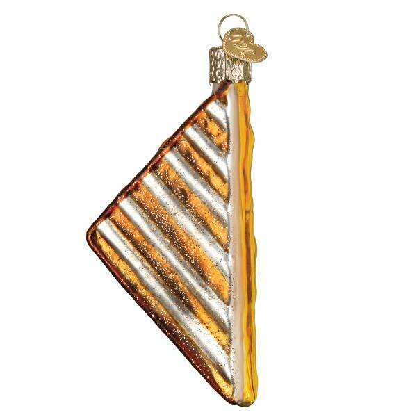 Old World Christmas Grilled Cheese Sandwich Blown Glass Ornament