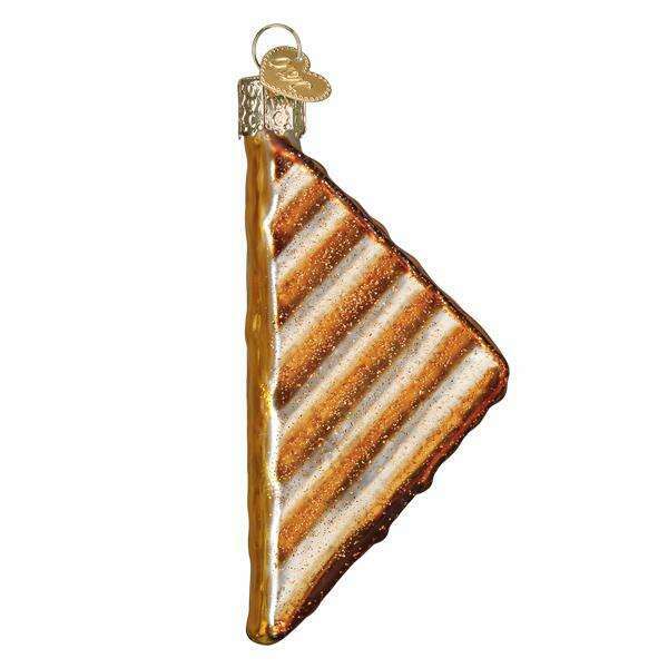 Old World Christmas Grilled Cheese Sandwich Blown Glass Ornament