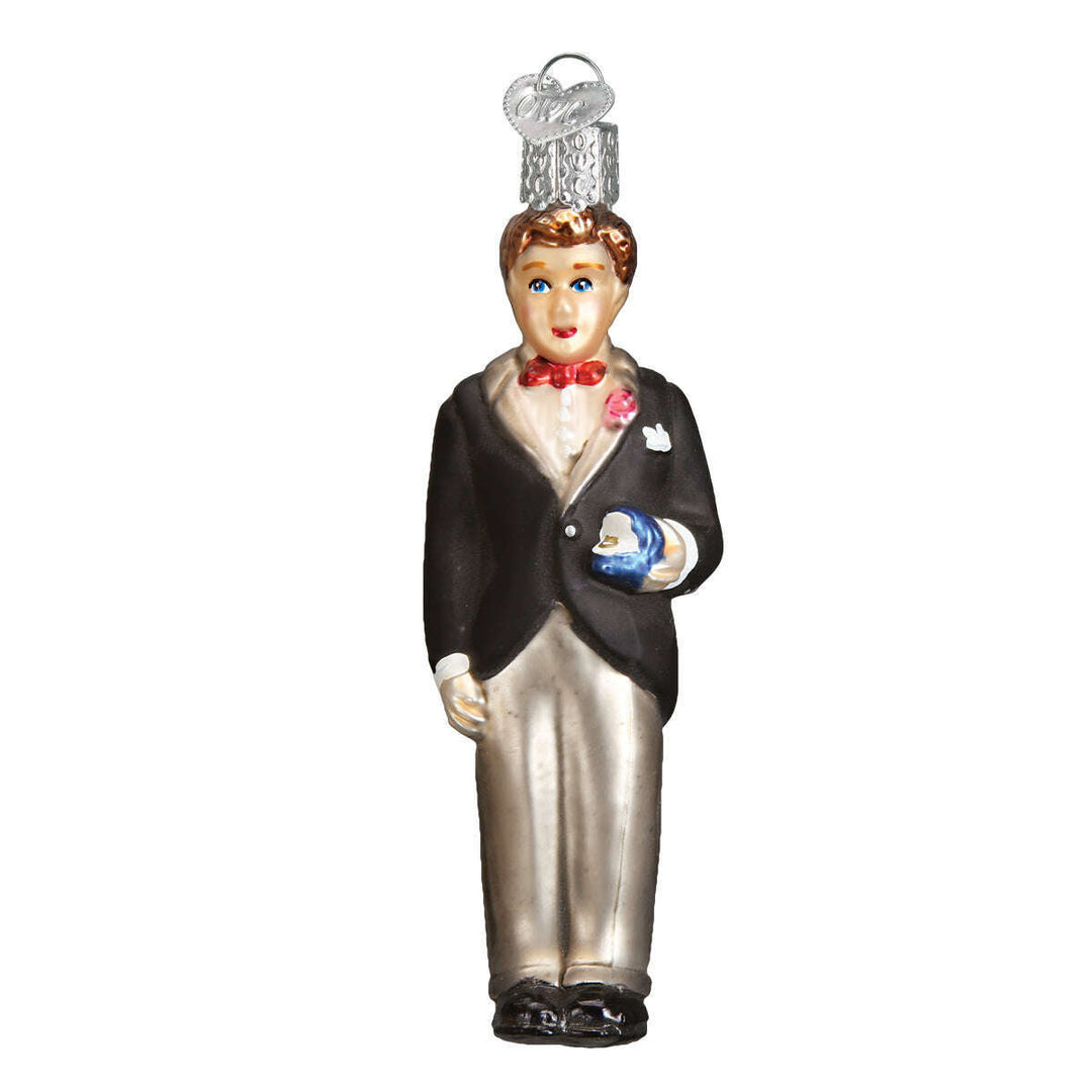 Groom - Brunette Ornament