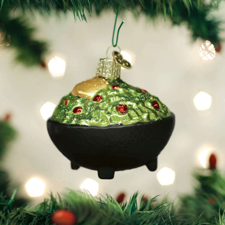 Old World Christmas Guacamole Blown Glass Ornament