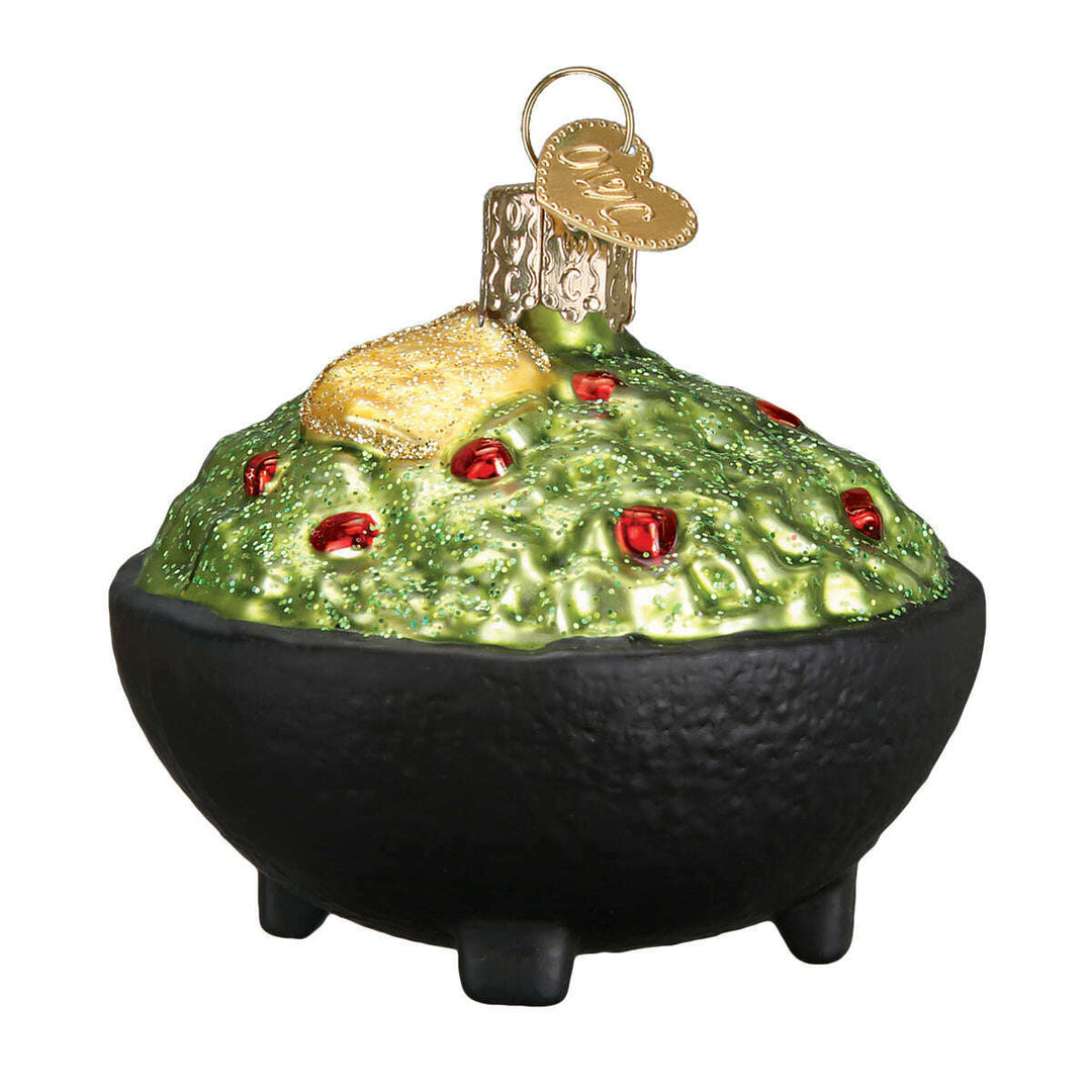 Old World Christmas Guacamole Blown Glass Ornament