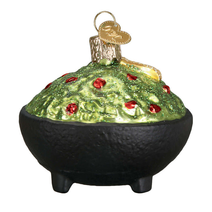 Old World Christmas Guacamole Blown Glass Ornament