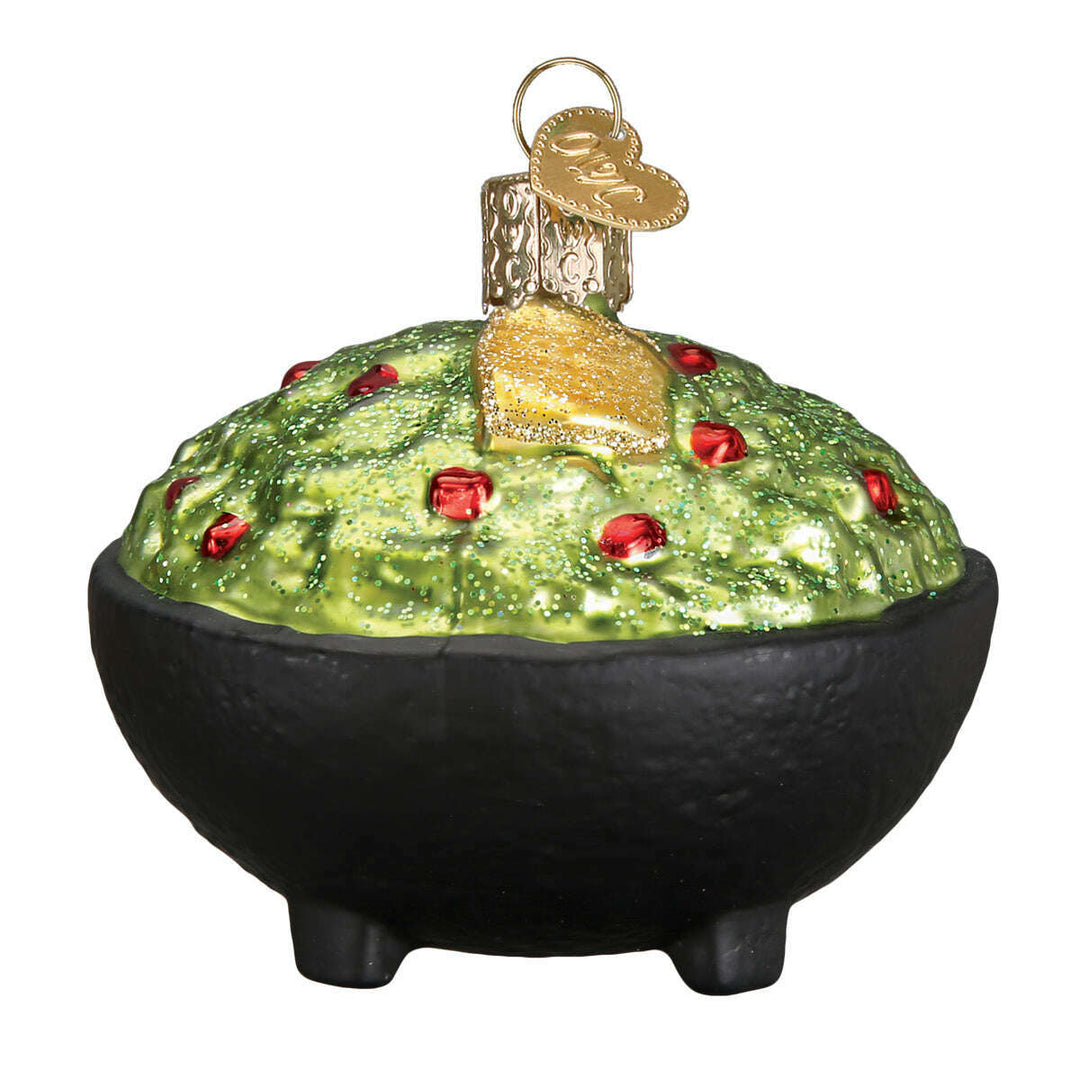 Old World Christmas Guacamole Blown Glass Ornament