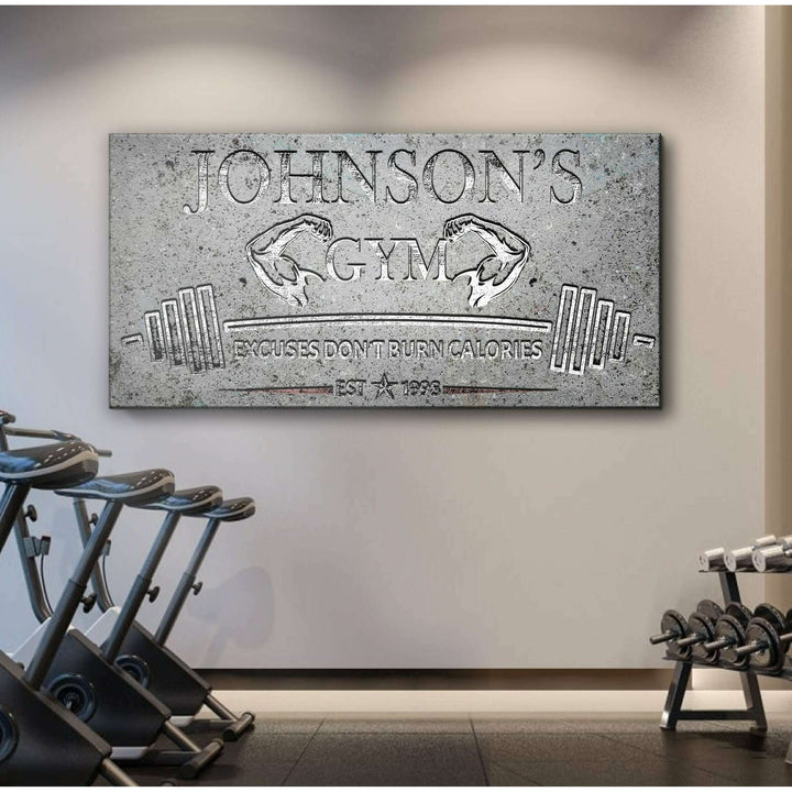 Gym Sign IX