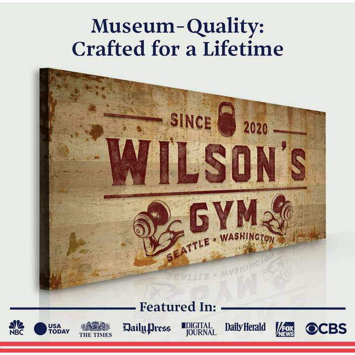 Gym Sign XIV