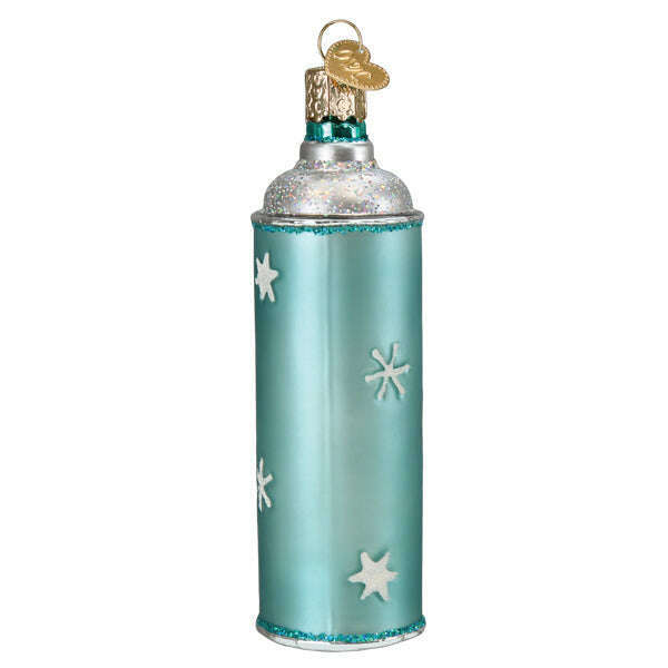 Old World Christmas Hairspray Blown Glass Ornament
