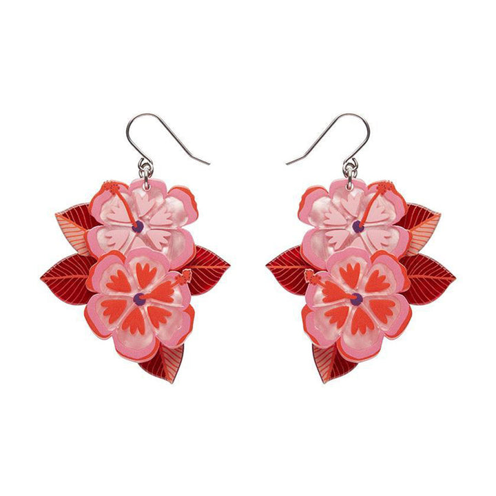 Halcyon Hibiscus Drop Earrings by Erstwilder image