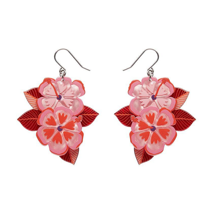 Halcyon Hibiscus Drop Earrings by Erstwilder image