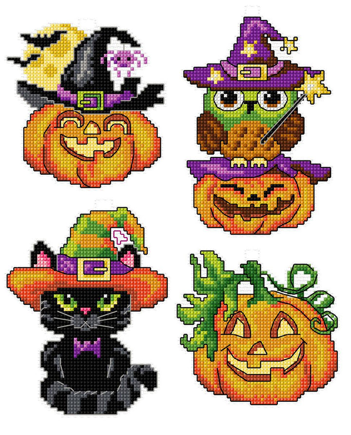 Halloween 137CS Counted Cross-Stitch Kit