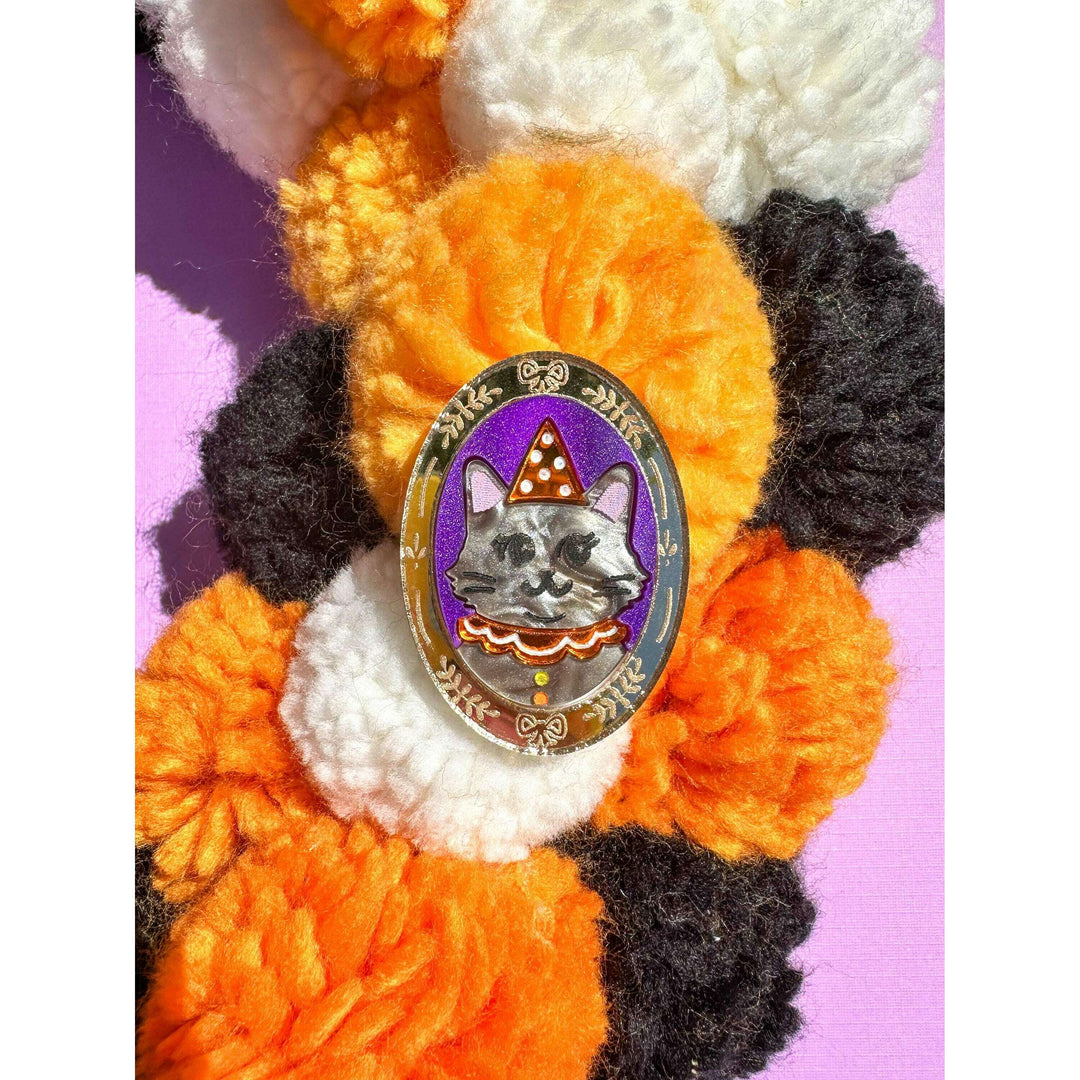 Halloween Animal Portraits Frame Magnet/Brooch