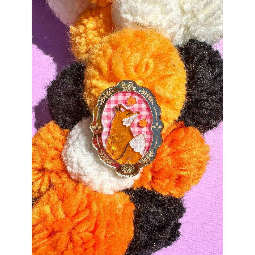 Halloween Animal Portraits Frame Magnet/Brooch
