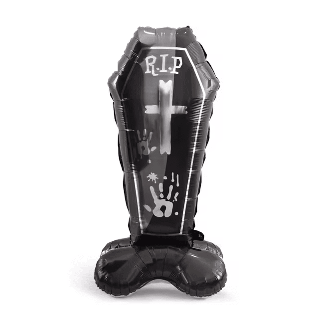 Halloween Coffin Standing Foil Balloon Decoration F07M1-38
