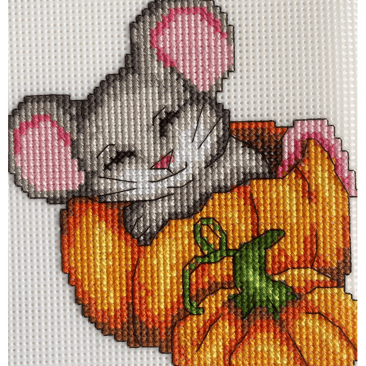 "Halloween Mouses" 102CS Counted Cross-Stitch Kit