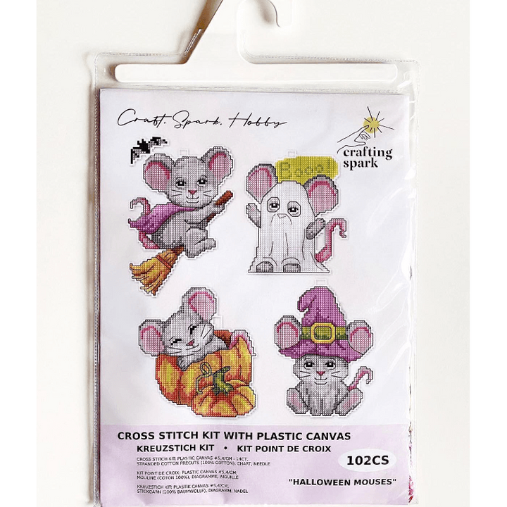 "Halloween Mouses" 102CS Counted Cross-Stitch Kit