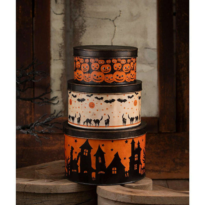 Halloween Vintage Tins S3 by Bethany Lowe Designs image 1