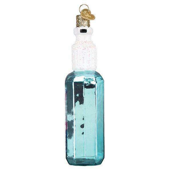 Old World Christmas Hand Sanitizer Blown Glass Ornament