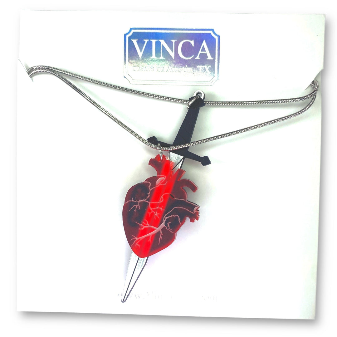 LAST CHANCE! My BFF Is Sword o’ A Big Deal Necklace Set - STEEL