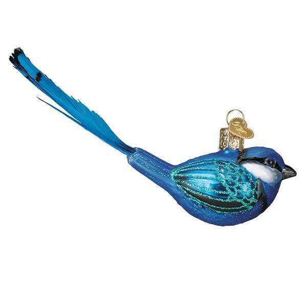 Old World Christmas Hanging Fairy Wren Blown Glass Ornament