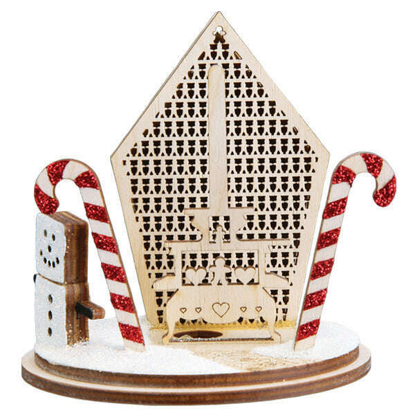 Old World Christmas Hansel & Gretyl Gingerbread Blown Glass Ornament