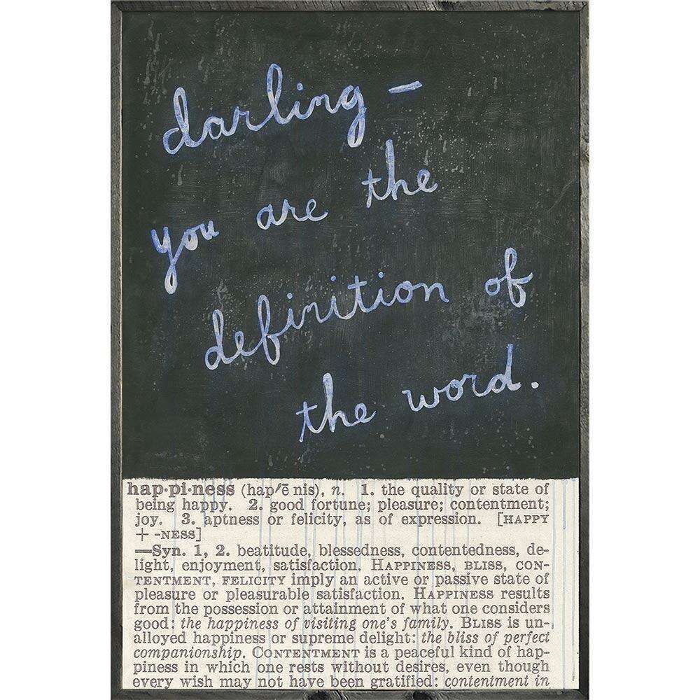 "Happiness (definition)" Art Print - Quirks!