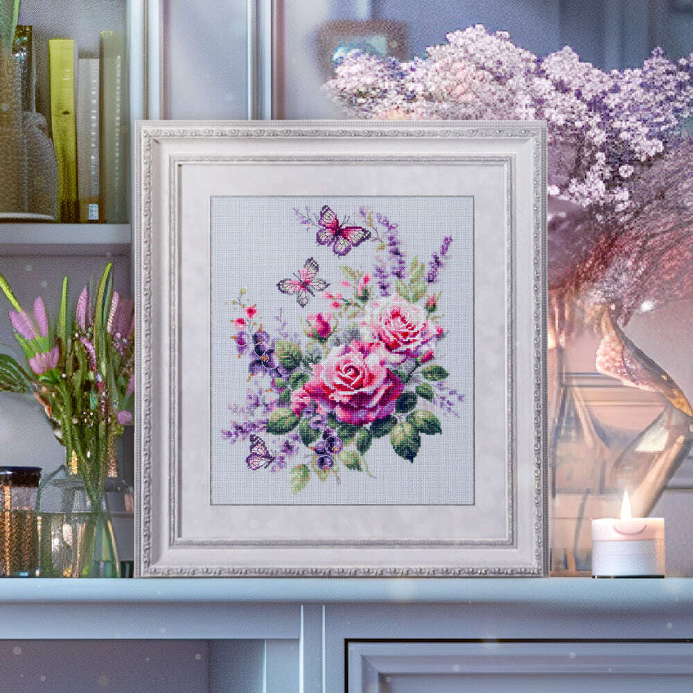 Happy Garden 70-13 Counted Cross-Stitch Kit