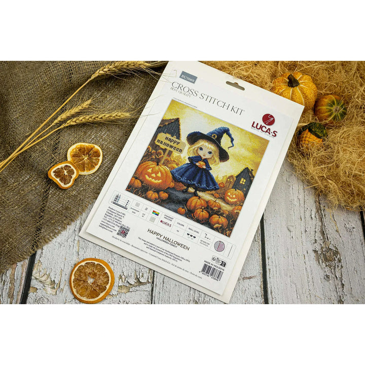 Happy Halloween BU5069L Counted Cross-Stitch Kit