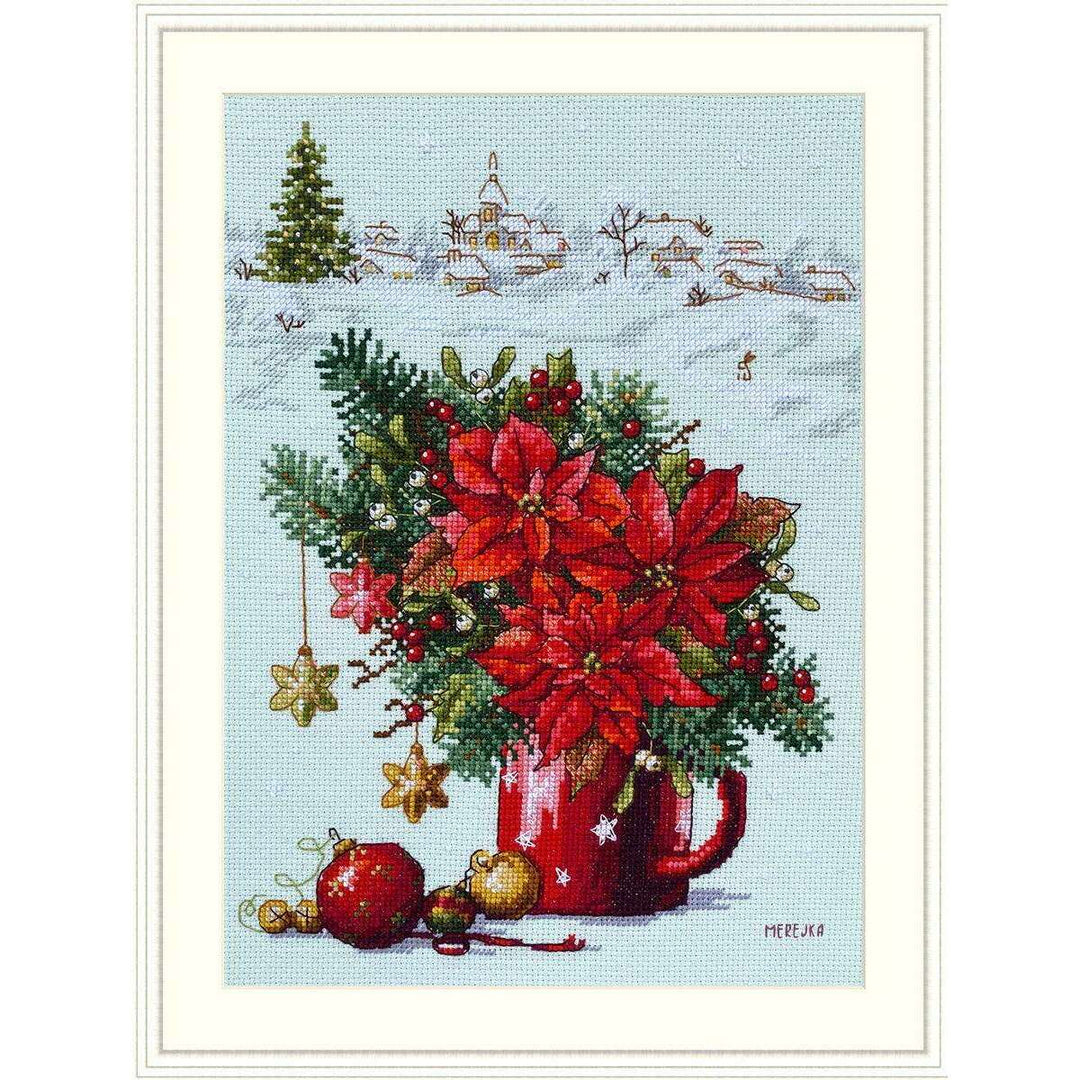 Happy Holiday K-194 Counted Cross-Stitch Kit