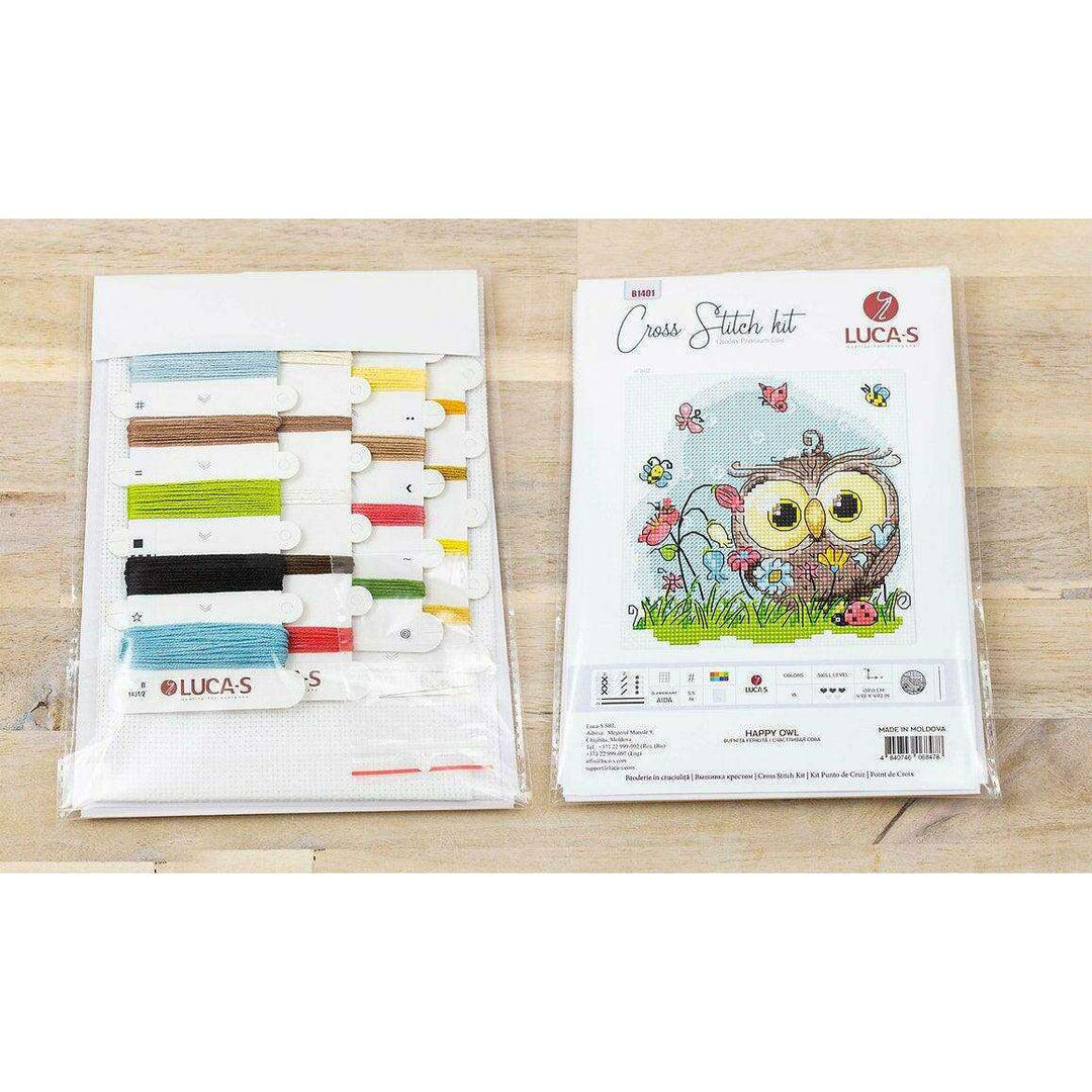 Happy Owl B1401L Counted Cross-Stitch Kit