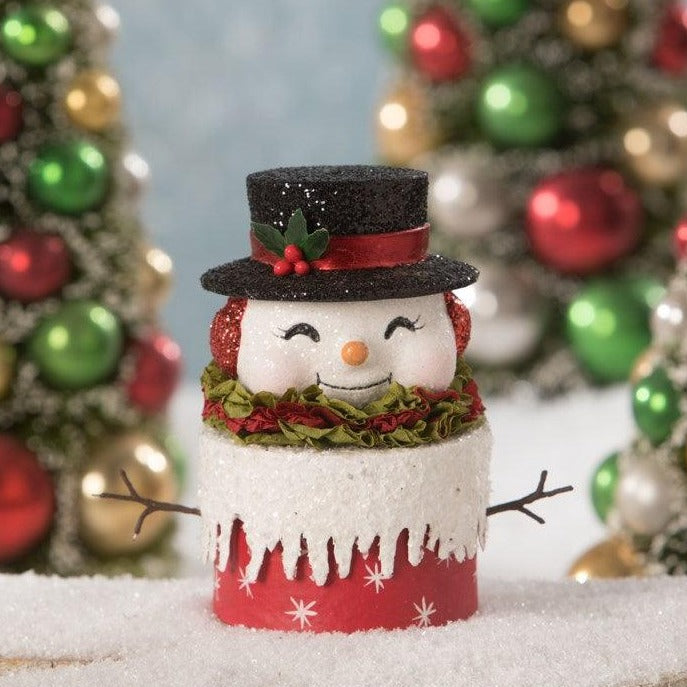 Happy Retro Snowman Box by Bethany Lowe Designs