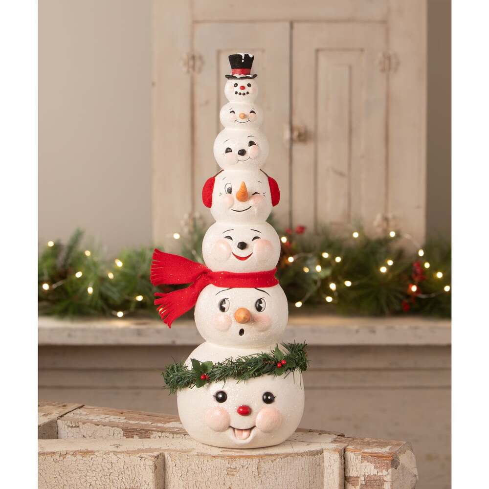 Happy Snowman Stack by Bethany Lowe Designs