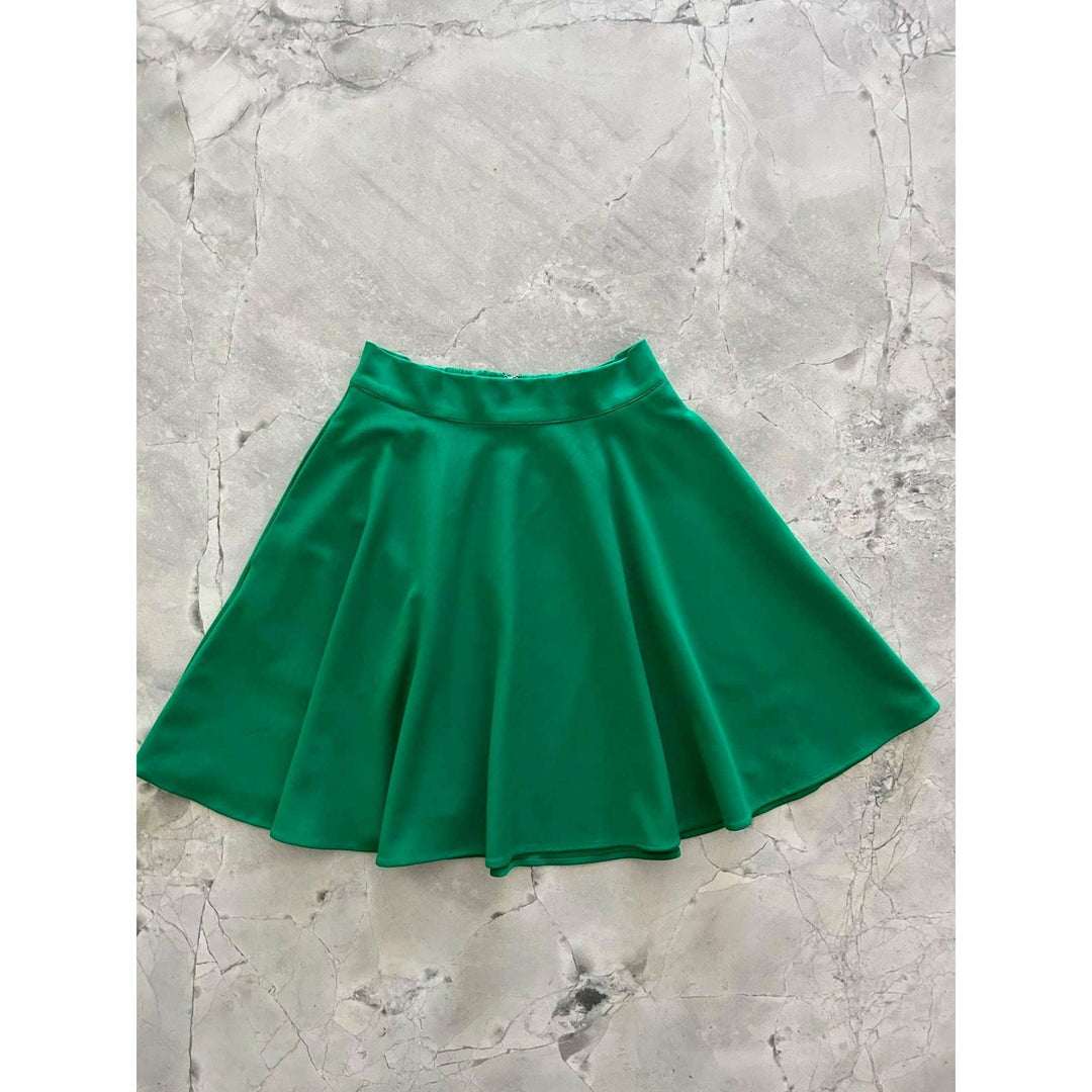 Harper Skater Skirt in Green