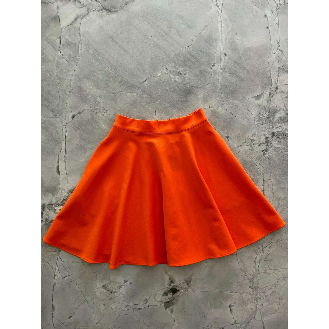 Harper Skater Skirt in Orange
