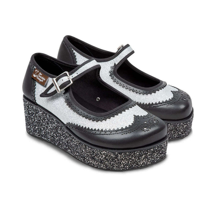 Havana Glitter Women's Mary Jane Platforms