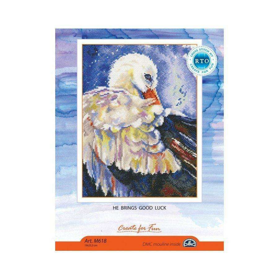 He brings good luck M618 Counted Cross Stitch Kit