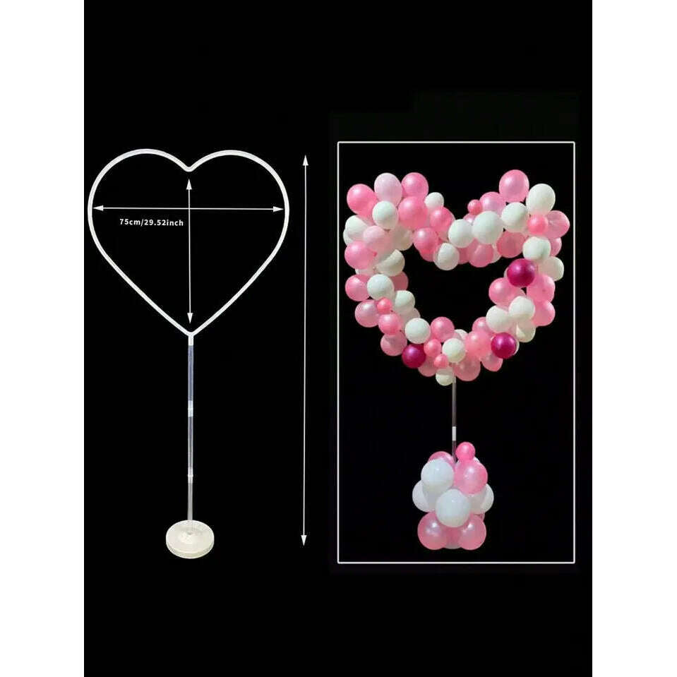 Heart Shaped Balloon Arch Kit F07M2-39