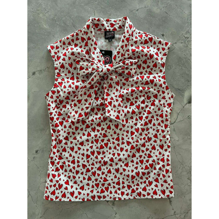 Hearts Bow Top