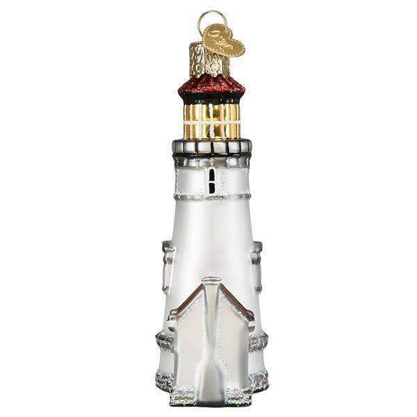 Old World Christmas Heceta Head Lighthouse Blown Glass Ornament