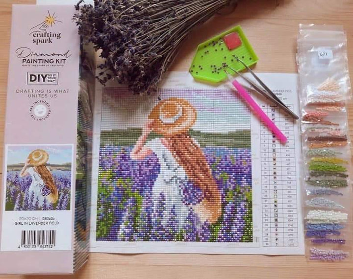 Hedgehog CS2311 7.9 x 7.9 inches Crafting Spark Diamond Painting Kit