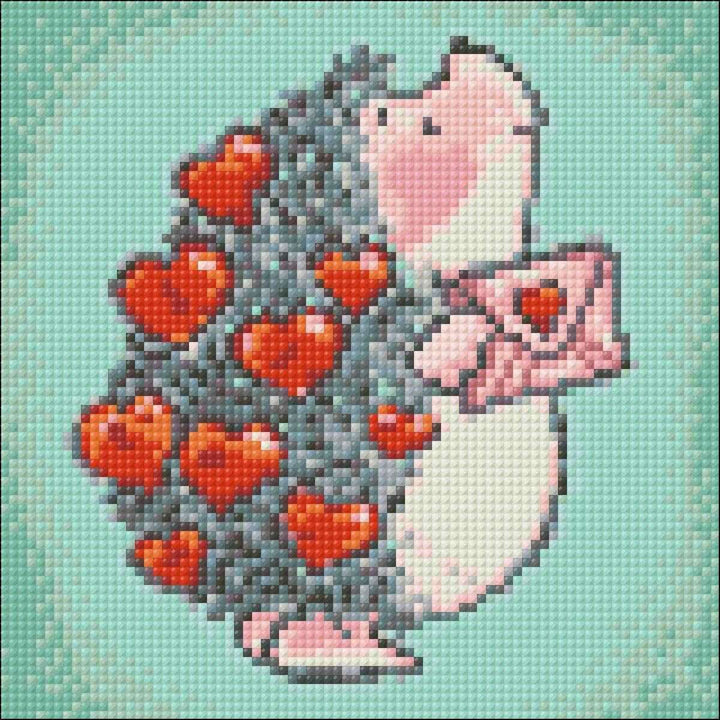 Hedgehog CS2311 7.9 x 7.9 inches Crafting Spark Diamond Painting Kit