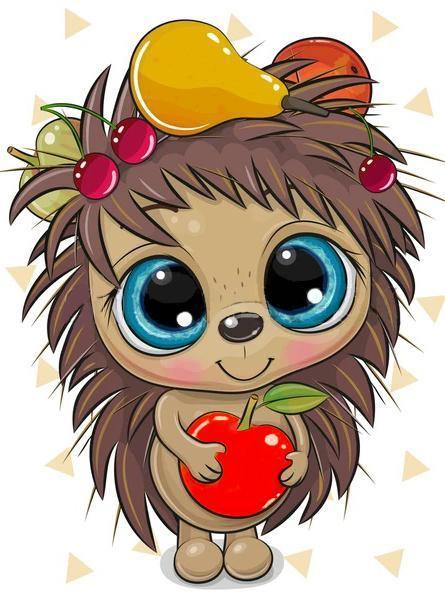 Hedgehog CS2704 5.9 x 7.9 inches Crafting Spark Diamond Painting Kit